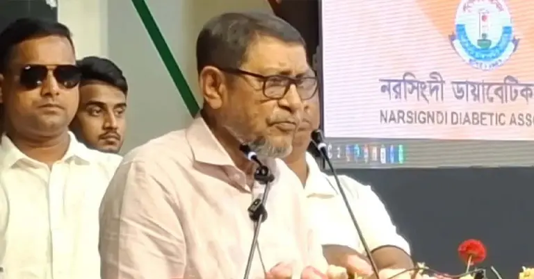 স্বাস্থ্য ও পরিবার পরিকল্পনা মন্ত্রী সরদার সাখাওয়াত হোসেন